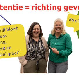 Intentie is …. richting – groeien – diepgang Intentie is …. richting – groeien – diepgang